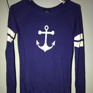 Rue21 Anchor Long Sleeve Shirt